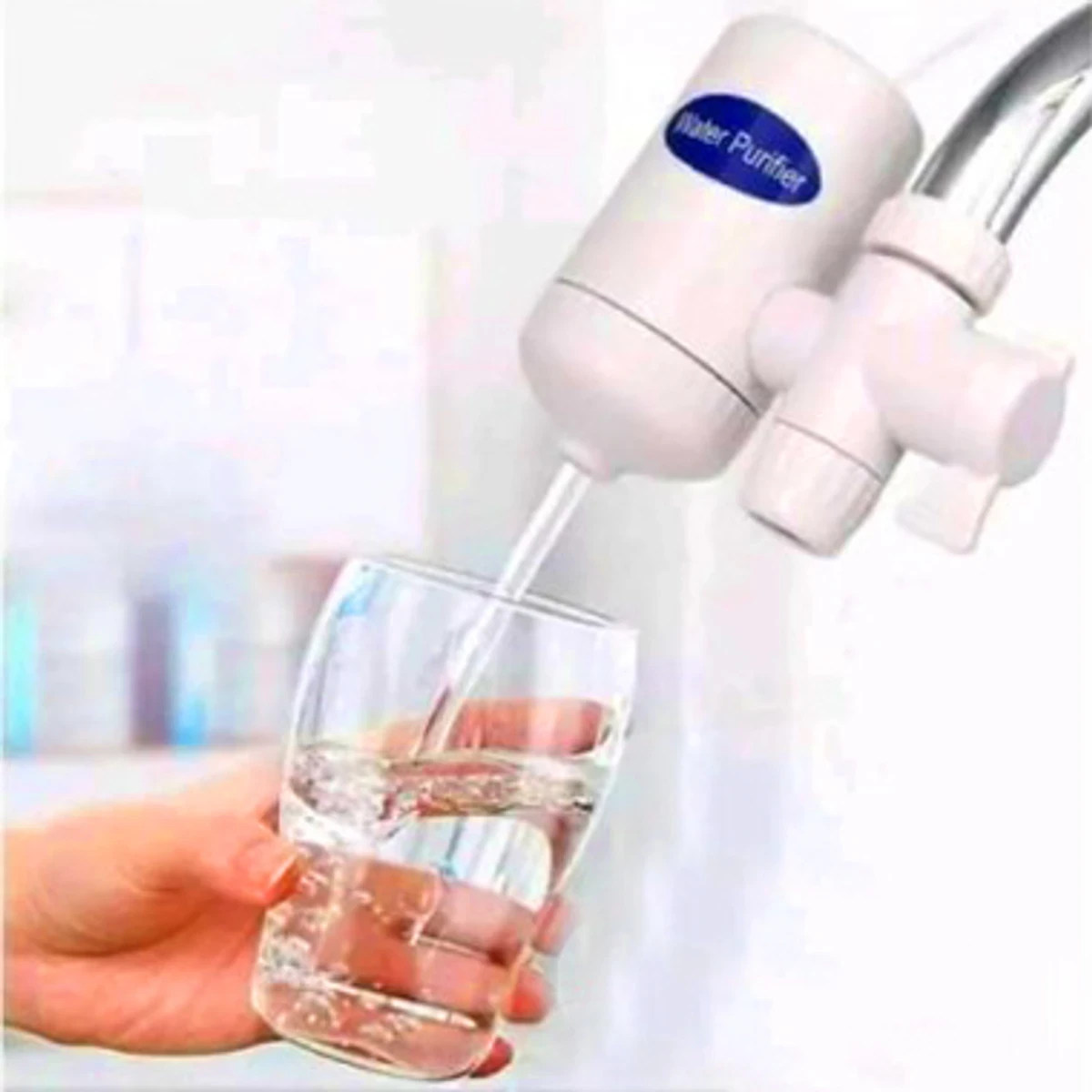 nowSWS Mini Water Purifier PRODUCT DESCRIPTION SWS Mini Water Purifier এর সাহায্যে ইনস্ট্যান্ট যেকোনো পানির ট্যাবের সাথে সহজেই লাগিয়ে  আপনি পরিষ্কার বিশুদ্ধ আয়রন মুক্ত পানি পান করতে পারবেন। এতে আপনার পরিবারের মানুষ এবং আপনি থাকবেন সুস্থ।    এছাড়া গোসল, রান্নাবান্না, কাপড় কাপড় ধোয়া ইত্যাদি কাজে আয়রন যুক্ত পানি নিয়ে আর চিন্তা করতে হবে না। এটি খুবই কার্যকরি একটি ফিলটার। এটি টেপ কল এর সাথে লাগাতে হয়। যেকোনো সাইজের কলের সাথে ফিটিং করা যাবে।   SWS HI-TECH Water Purifier আপনার টেপের পানিকে সকল প্রকার ক্ষতিকর জীবাণু ও ভারী ধাতু মুক্ত করার মাধ্যমে পান করা ও রান্নাসহ সকল প্রকার ব্যবহারের নিশ্চয়তা প্রদান করে। সিরামিক ফিলটার সহজেই খুলে পরিষ্কার করা যায়। স্টাইলিশ ডিজাইন। টেপ ওয়াটার পিউরিফায়ার ১০,০০০ (দশ-হাজার) লিটার পর্যন্ত পানি পরিশোধন করতে পারে। SWS MINI WATER PURIFIER